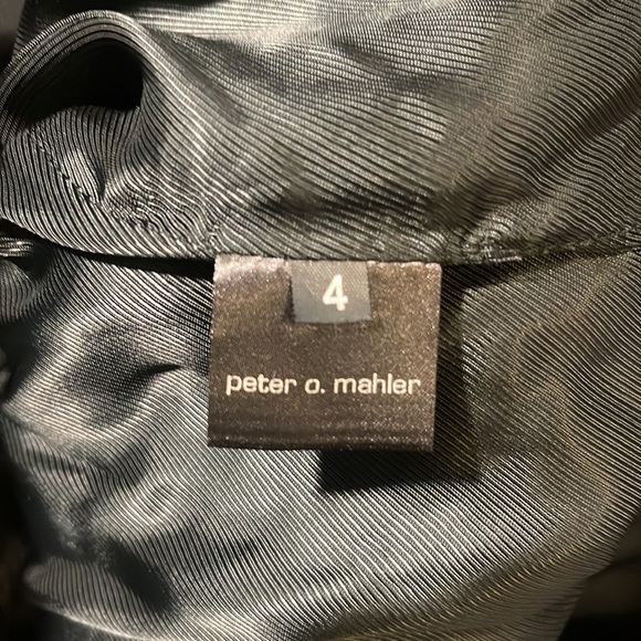 Peter O. Mahler Lightweight Vest In Black Size 4 Great Condition - Picture 12 of 12